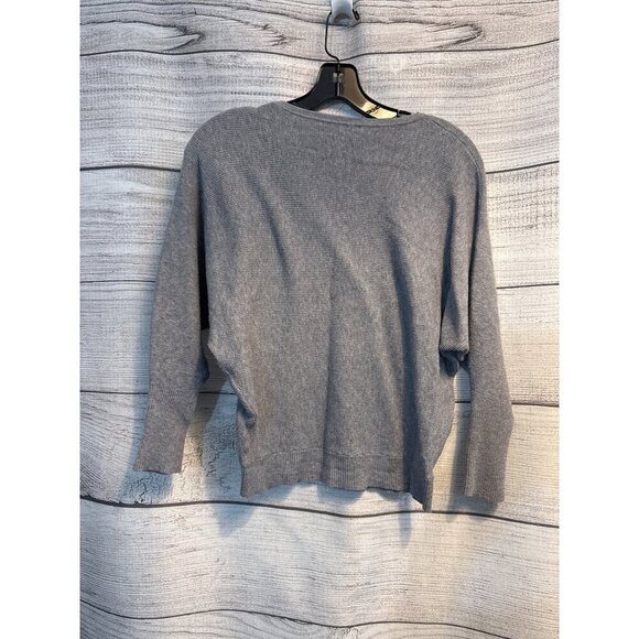 T Tahari Crewneck Lightweight Dolman Waffle Sweater Size Large - Picture 3 of 3